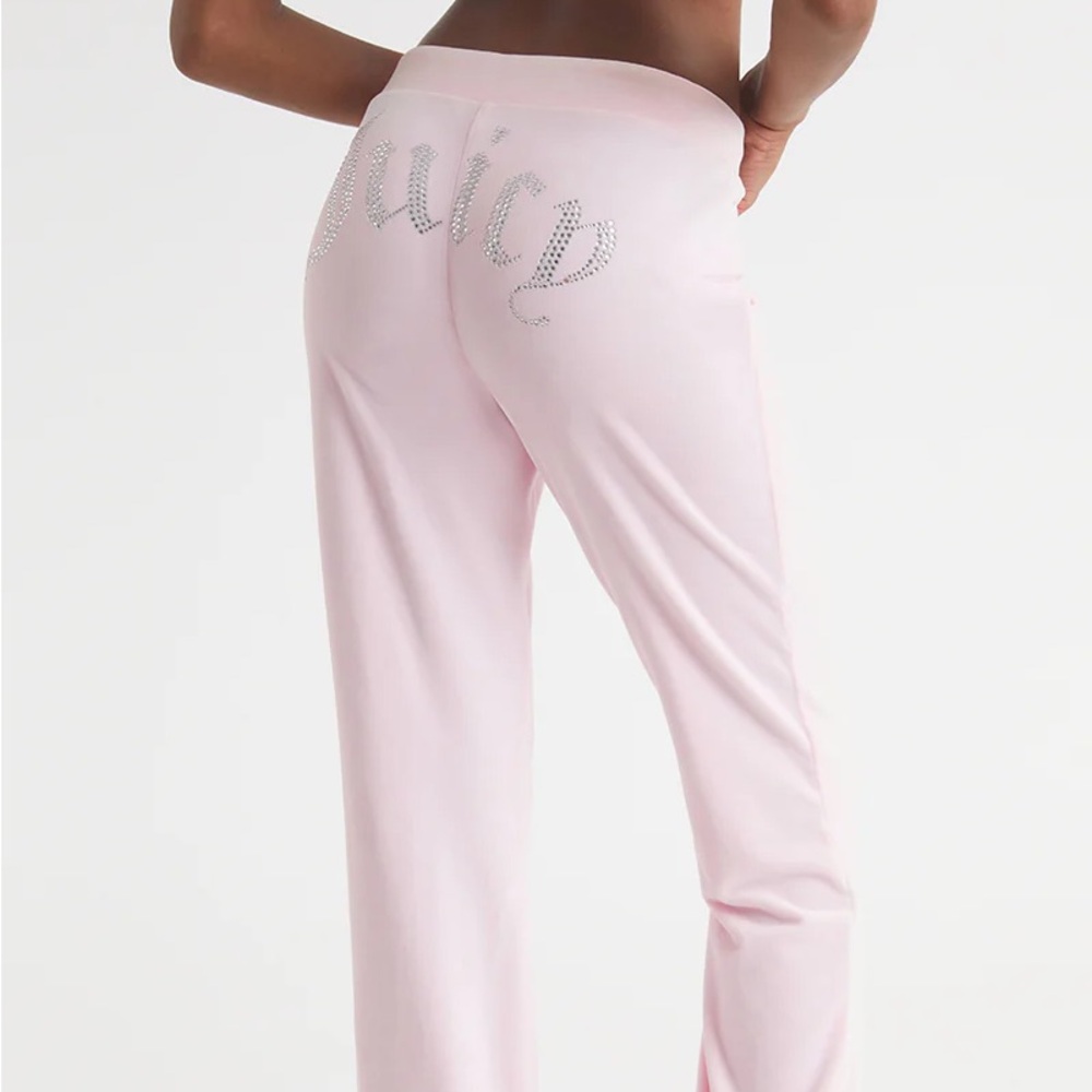 Juicy Couture OG Big Bling Velour Track Pants